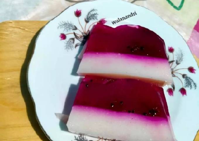 Cara membuat Puding Susu Naga Cara membuat Puding Susu Naga