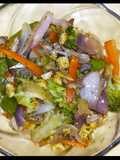 Mixed vegetables stir fry