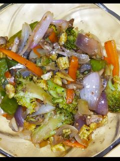 A picture of Mixed vegetables stir fry.