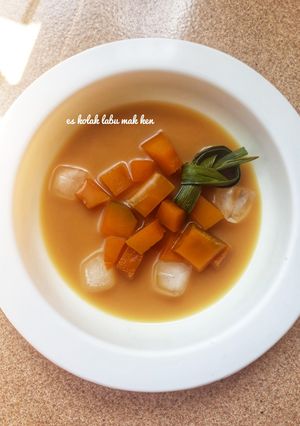 Foto resep Es kolak labu kuning