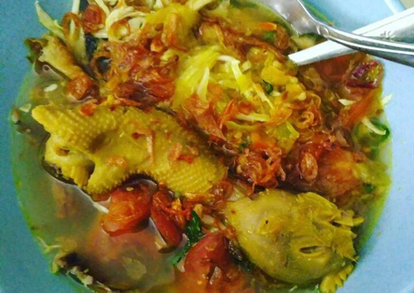 Soto ayam sederhana