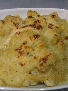 Una foto de Coliflor con bechamel de dieta