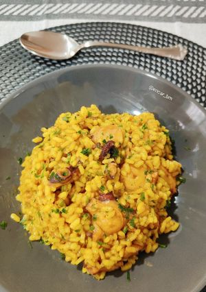 Una foto de Arroz con pulpo