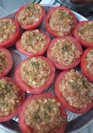 Una foto de Tomates rellenos (mitades) 🍅