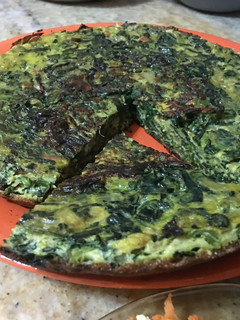 Una foto de Tortilla de espinacas