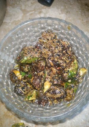A picture of Green fry Chilies.