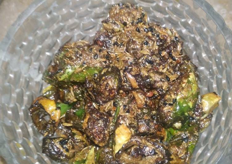 Recipe of Super Quick Homemade Green fry Chilies