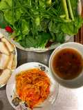 Thịt Luộc Tôm Chua Cuốn Bánh Tráng