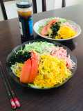 Pasta fría al estilo Japonés JIYASI-TYUQUA 🇺🇾🇯🇵冷やし中華　Sabor verano