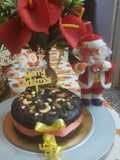 Christmas special eggless plum cake