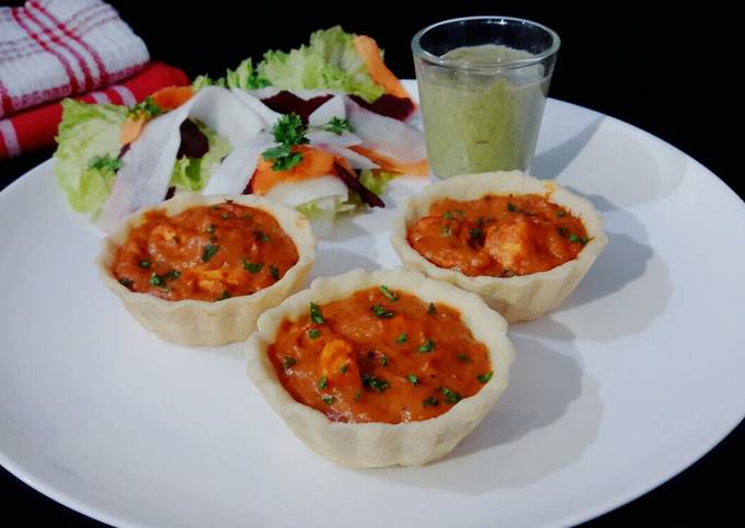 Step-by-Step Guide to Make Super Quick Homemade Paneer Makhani Tarts