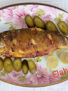 عکسی از دستور ماهی سالمون😋