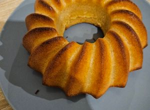 Une photo de Gâteau au yaourt grec et à la vanille