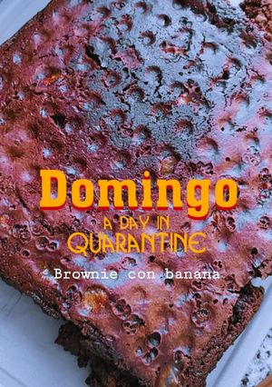 Una foto de Brownie con banana (En Flip Essen)