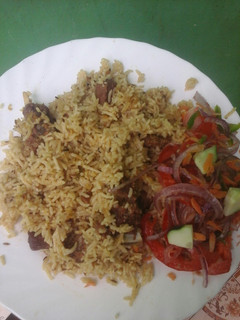 A picture of Beef pilau#localfoodcontest_Mombasa.