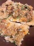 Filetto di cernia gratinato al forno con profumo d'arancia