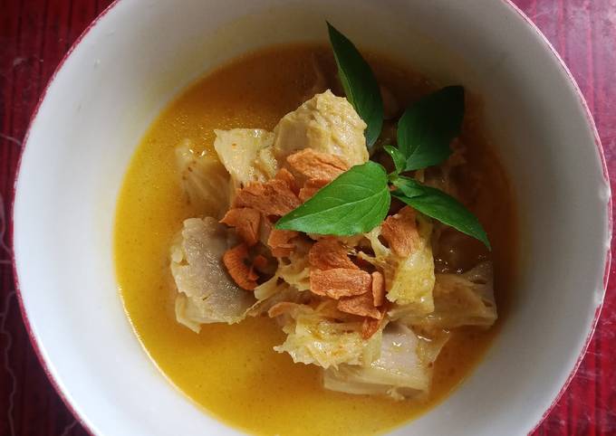 Ini dia! Resep termudah buat Lodeh kuning sayur keluwih  sempurna