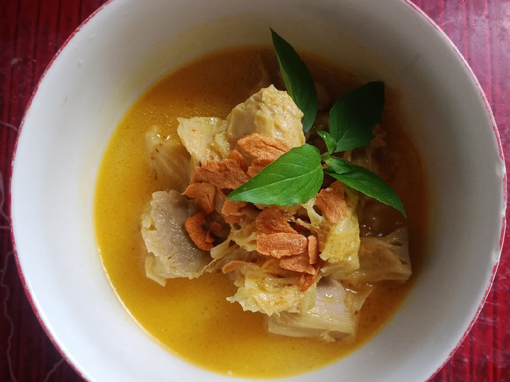 Cara Gampang Membuat Lodeh kuning sayur keluwih Anti Gagal