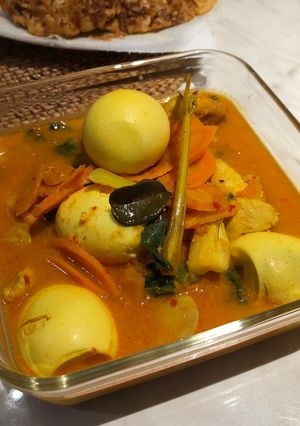Foto resep Telur dan Tahu Masak Kuah Pedas