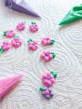 Meringue flower untuk Fancy Cookies