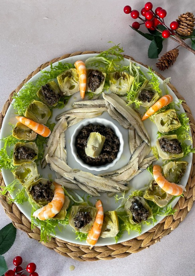Una foto de Ensalada marinera