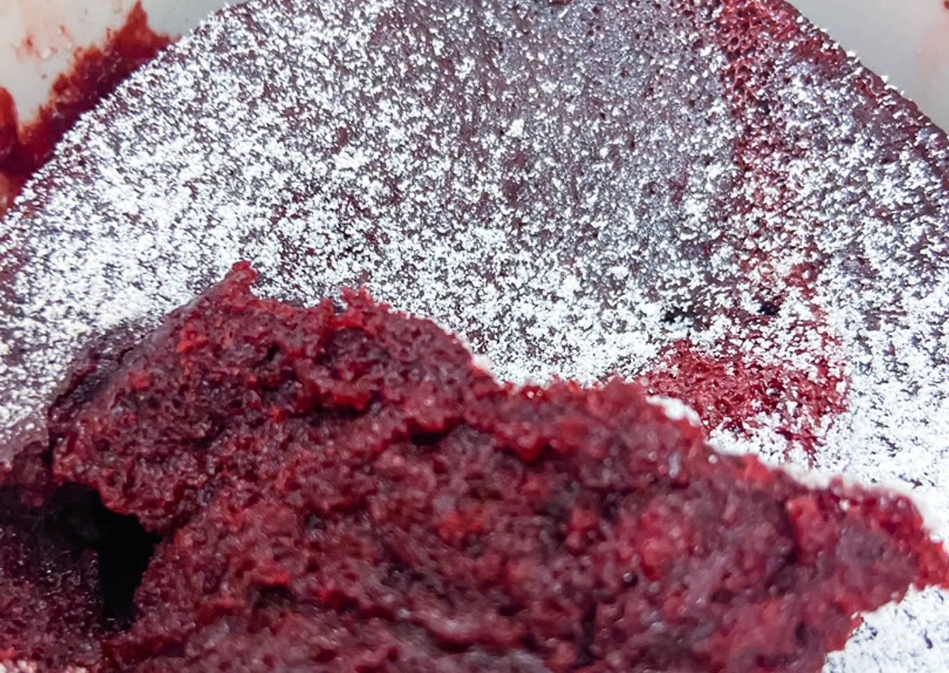 Steps to Prepare Homemade 2 Minutes Red Velvet Mug Cake