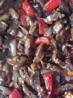 Foto resep Sapi lada hitam pedas lezatos