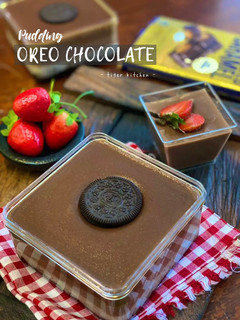 Foto resep Puding Oreo Chocolate ala Tiger Kitchen
