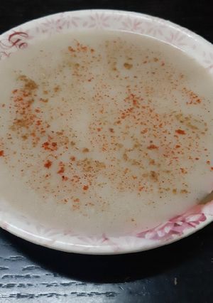 A picture of Jowar Ambil porridge.