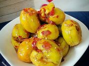 Gambar rujak kedondong geprek