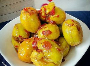 Foto resep Rujak kedondong geprek