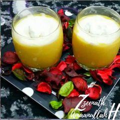 A picture of Mango Malai Lassi Shots.