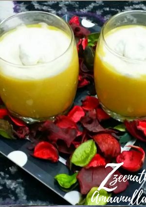 A picture of Mango Malai Lassi Shots.