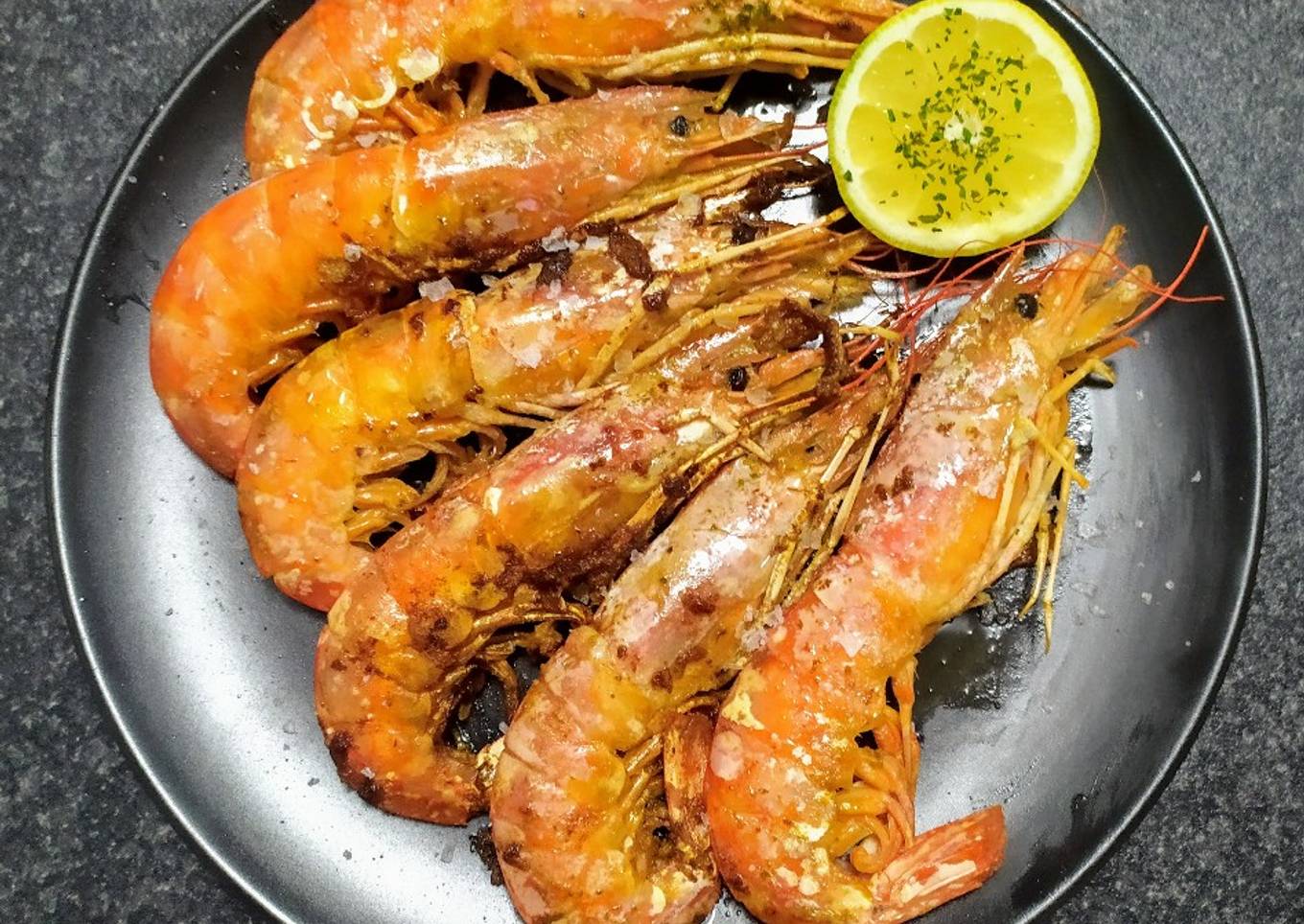 Gambones a la plancha