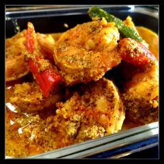 "Steamed Prawn with mustard sauce"(Bhapa Chingri) A picture of "Steamed Prawn with mustard sauce"(Bhapa Chingri).