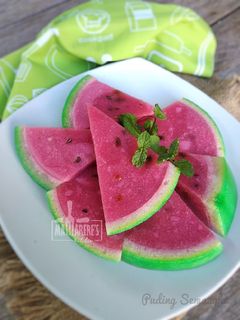 Foto resep Puding Semangka