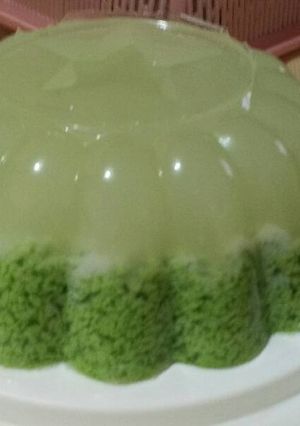 Foto resep Puding lumut pandan (TIDAK AMIS & mudah bgt)