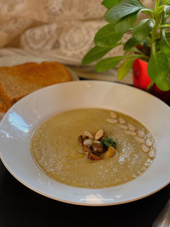 A picture of Pumpkin - Potato Soup.