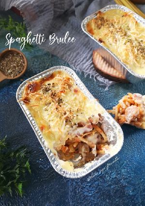 Foto resep 123. Spaghetti Brulee