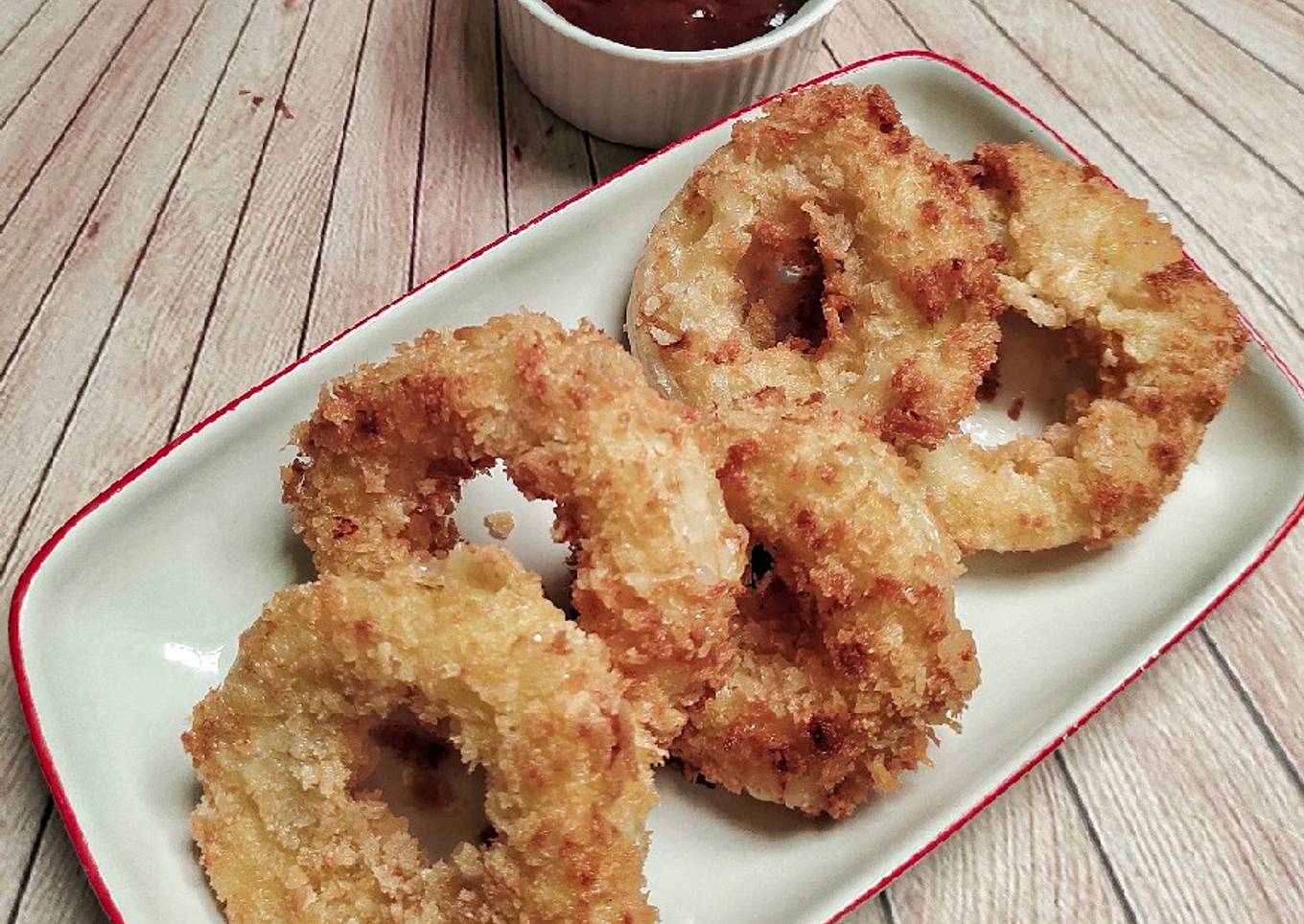 Onion ring mozarella