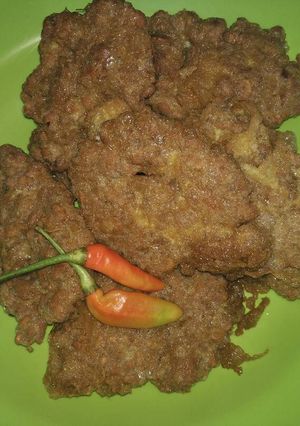 Foto resep Tempe goreng telur