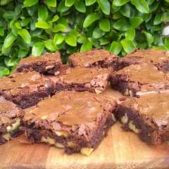 Una foto de Brownie con nuez