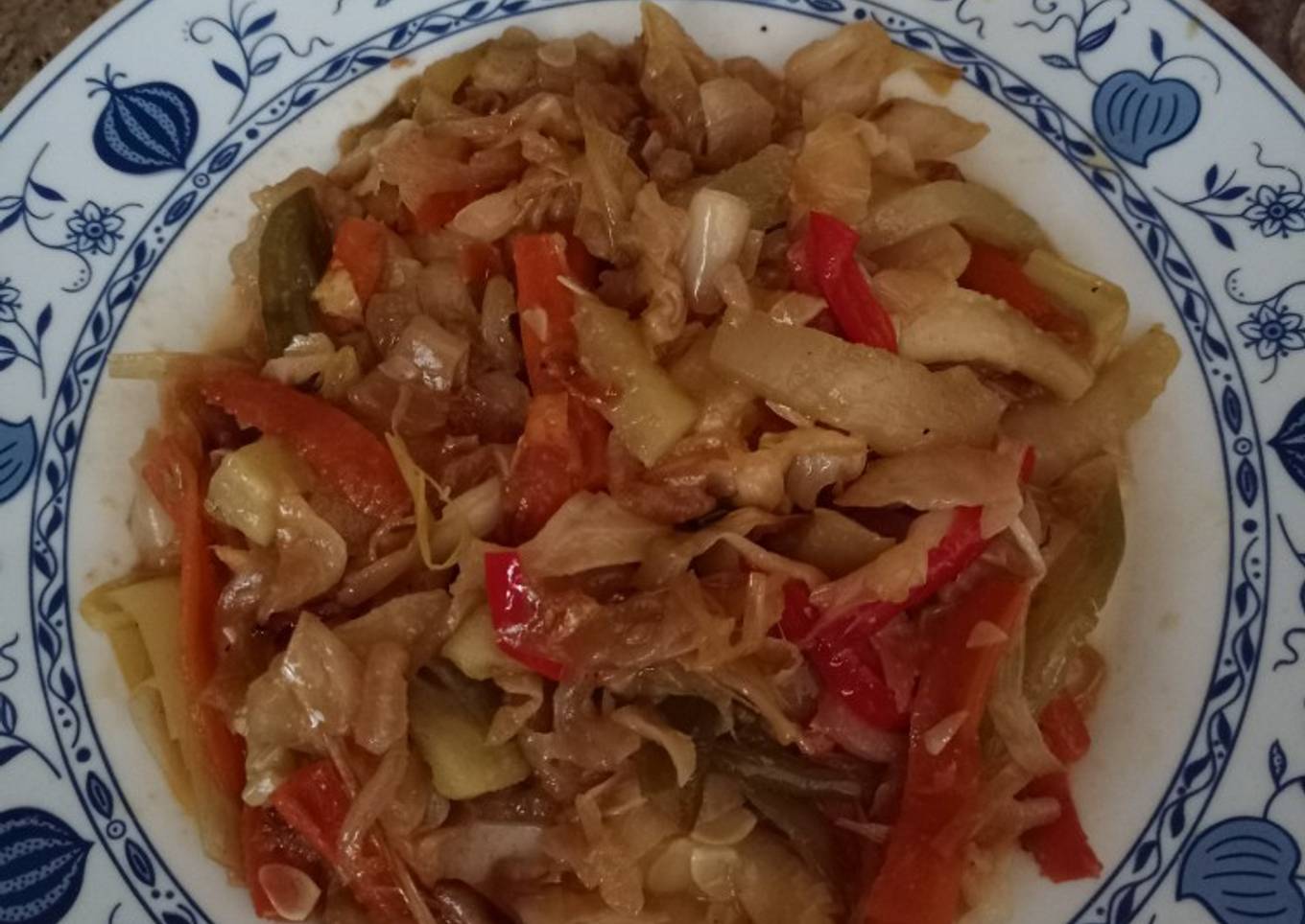 Salteado de verduras