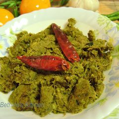 A picture of Raw Banana Peel Chutney.