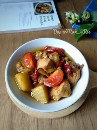 Cara Mudah Membikin Resep  Ayam Kuah Kecap Oriental yang Enak Banget, Lezat Sekali