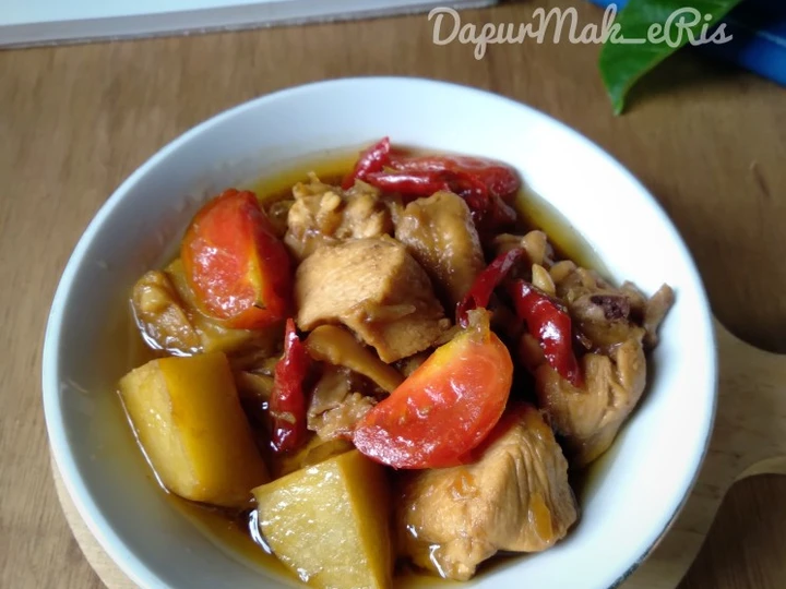 Cara Mudah Membikin Resep  Ayam Kuah Kecap Oriental yang Enak Banget, Lezat Sekali