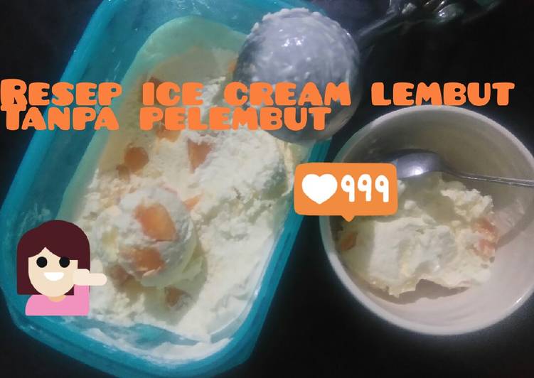 Cara Membuat Es-krim lembut Mangga Anti Gagal!