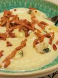 Cauliflower Velouté with Bacon and Gorgonzola