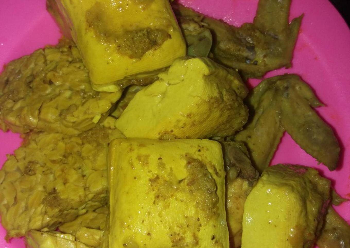 Ayam, Tahu, Tempe Ungkep Enak Non MSG