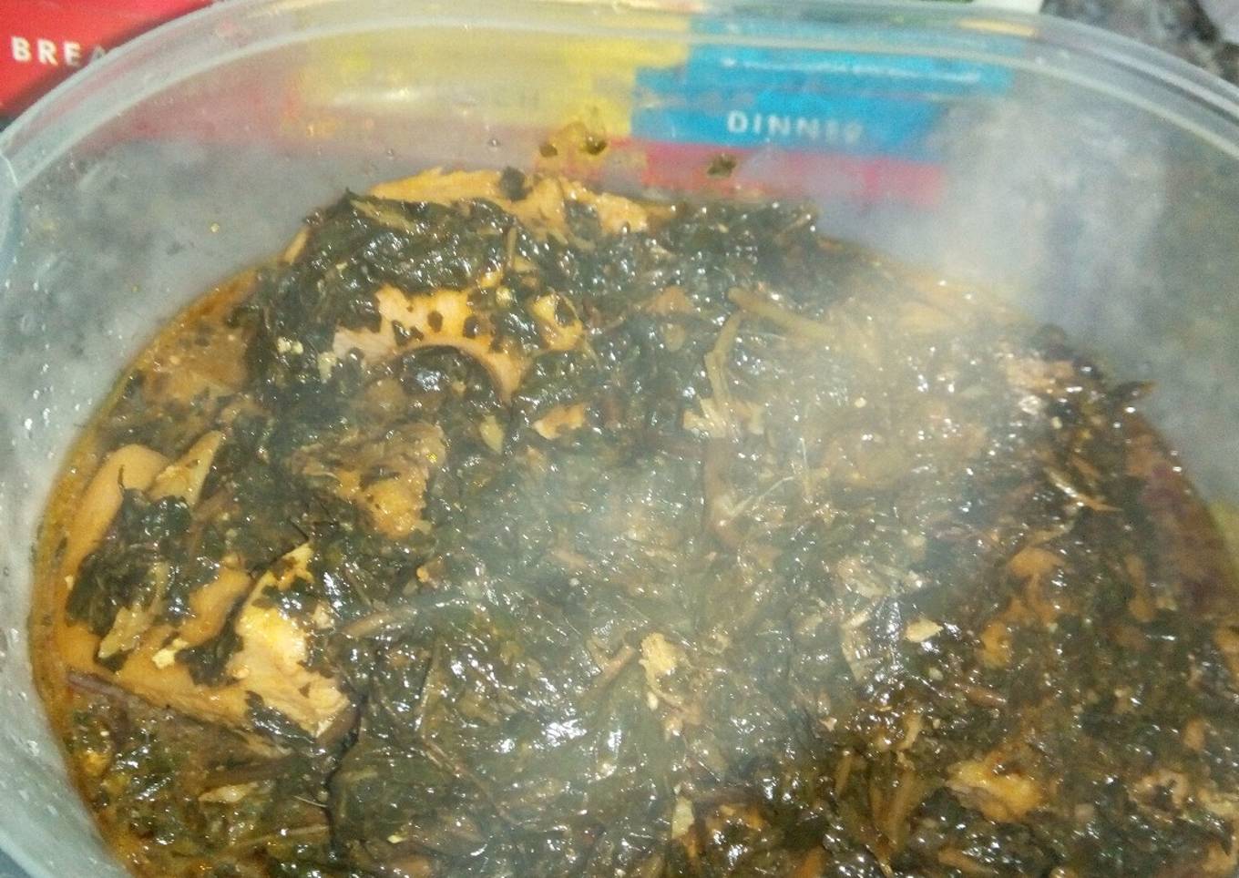 Achi bitterleaf soup